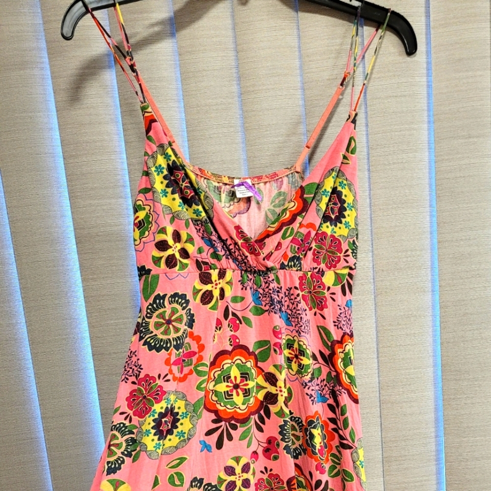 VGC/ T-strap Paisley Dress w/ pockets